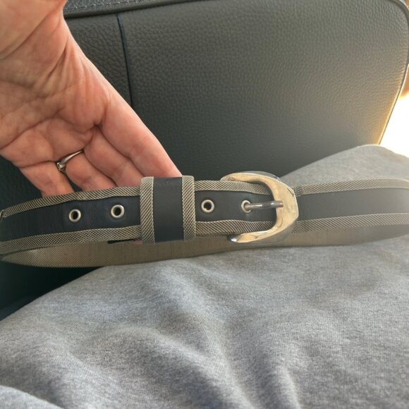 80s silver mesh belt,silver tone buckle and end tip, made in Italy - Picture 5 of 7